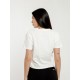 Be:Nation Γυναικείο Crop Top Κοντομάνικο Λευκό 05112503-2A Be:Nation Γυναικείο Crop Top Κοντομάνικο Λευκό 05112503-2A