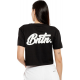 Be:Nation Γυναικείο Oversized Crop T-shirt Μαύρο 05112509-01 Be:Nation Γυναικείο Oversized Crop T-shirt Μαύρο 05112509-01