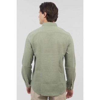 Rebase Shirts Blend with Standard Collar and Long Sleeves 251rgs - 5056 palm green Rebase Shirts Blend with Standard Collar and Long Sleeves 251rgs - 5056 palm green