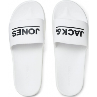 Jack & Jones Ανδρικά Slides Λευκά 12236477 - white Jack & Jones Ανδρικά Slides Λευκά 12236477 - white