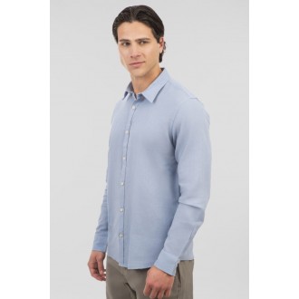 Rebase Shirts Blend with Standard Collar and Long Sleeves 251rgs - 5056 ciel Rebase Shirts Blend with Standard Collar and Long Sleeves 251rgs - 5056 ciel