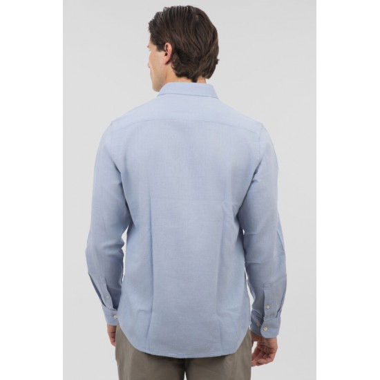 Rebase Shirts Blend with Standard Collar and Long Sleeves 251rgs - 5056 ciel Rebase Shirts Blend with Standard Collar and Long Sleeves 251rgs - 5056 ciel