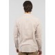 Rebase Shirts Linen Blend with Mao Collar and Long Sleeves 251rgs-5063 cc82 beige white Rebase Shirts Linen Blend with Mao Collar and Long Sleeves 251rgs-5063 cc82 beige white