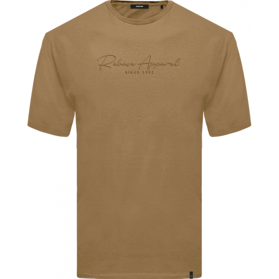 Rebase -Shirts with Embroidery 251rts-9016 sepia