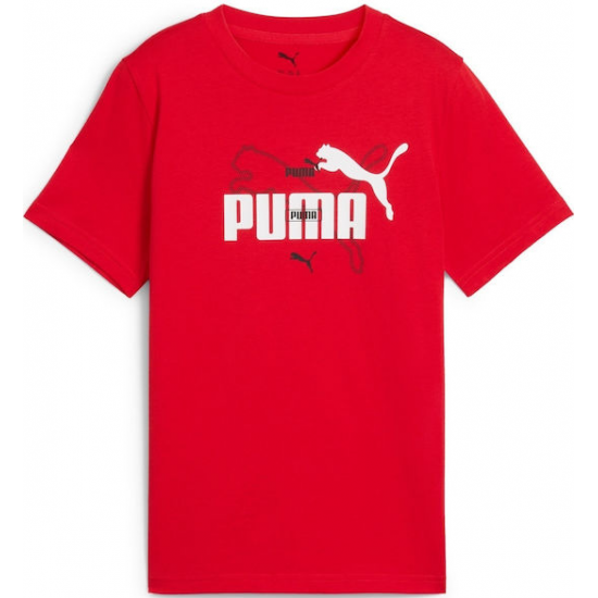 Puma Παιδικό T-shirt Red Logo 685795-11