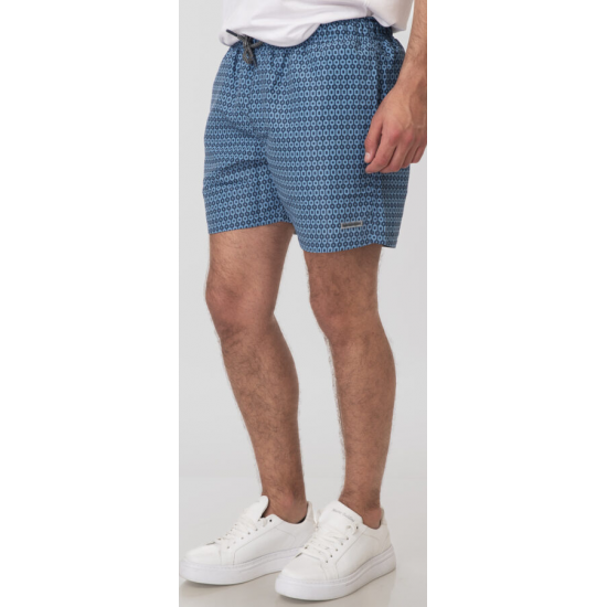 Rebase Ανδρικό μαγιώ Βερμουδα 251rmts-8002 cc11 oxford blue Rebase Ανδρικό μαγιώ Βερμουδα 251rmts-8002 cc11 oxford blue