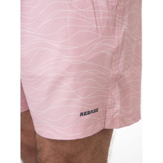 Rebase Ανδρικό μαγιώ Βερμουδα 251rmts-8005 cc24 pink Rebase Ανδρικό μαγιώ Βερμουδα 251rmts-8005 cc24 pink
