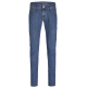 JJ Rebel by Jack & Jones Ανδρικό Παντελόνι Τζιν Ελαστικό με Slim Εφαρμογή Σκούρο 12263629-Blue Denim
