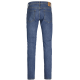 JJ Rebel by Jack & Jones Ανδρικό Παντελόνι Τζιν Ελαστικό με Slim Εφαρμογή Σκούρο 12263629-Blue Denim