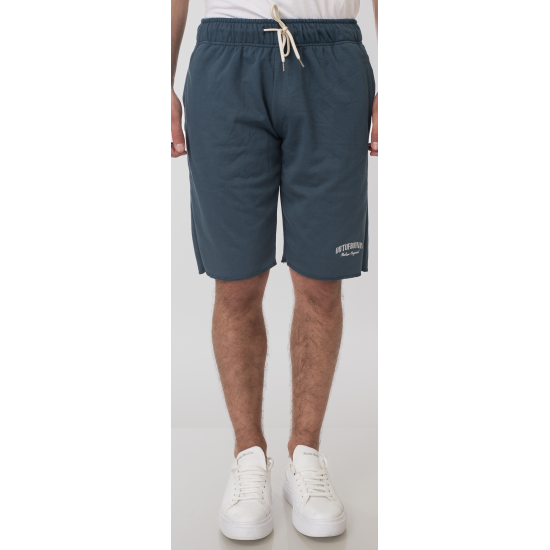 Rebase Shorts with Raw Edges Bottom 251RMS-6012 deep teal Rebase Shorts with Raw Edges Bottom 251RMS-6012 deep teal