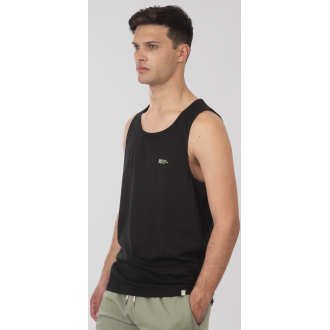 Rebase T-Shirts Sleeveless Front-Back Printed 251RTSL-9023 black Rebase T-Shirts Sleeveless Front-Back Printed 251RTSL-9023 black