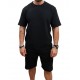 Rebase T-Shirts in Waffle Fabric Relaxed Fit 251RTS-9040 black Rebase T-Shirts in Waffle Fabric Relaxed Fit 251RTS-9040 black