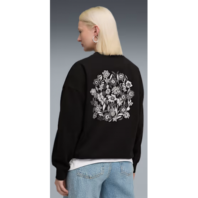 Puma Essentials Nature 2.0 Oversized Crew Sweatshirt Women 688078-01 Puma Essentials Nature 2.0 Oversized Crew Sweatshirt Women 688078-01