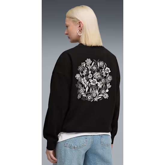 Puma Essentials Nature 2.0 Oversized Crew Sweatshirt Women 688078-01 Puma Essentials Nature 2.0 Oversized Crew Sweatshirt Women 688078-01