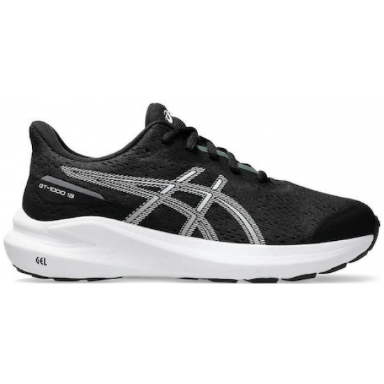 Asics Gt-1000 13 Gs Αθλητικά Παιδικά Παπούτσια Running με Κορδόνια Μαύρα 1014A343-003