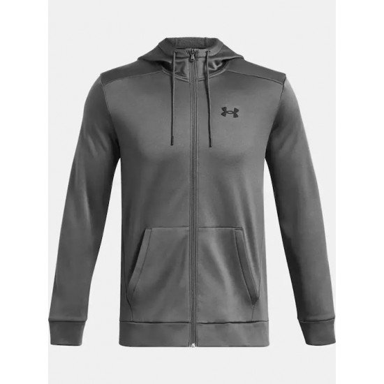 Under Armour Φούτερ Fleece με Κουκούλα Grey 1373357-025 Under Armour Φούτερ Fleece με Κουκούλα Grey 1373357-025