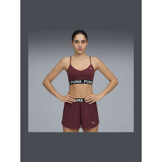 Puma Γυναικείο Μπουστάκι Move Strong 527140-96 σε Μπορντό χρώμα Puma Γυναικείο Μπουστάκι Move Strong 527140-96 σε Μπορντό χρώμα