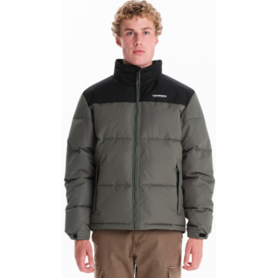 Emerson MEN’S PUFFER JACKET WITH ROLL-IN HOOD252.em10.79a - olive-black