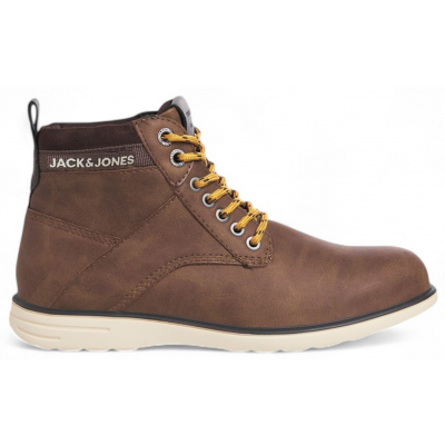 Jack & Jones M DENVER PU COMBO BOOT - 12243420-CAPPUCCINO Jack & Jones M DENVER PU COMBO BOOT - 12243420-CAPPUCCINO