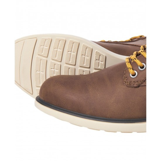 Jack & Jones M DENVER PU COMBO BOOT - 12243420-CAPPUCCINO Jack & Jones M DENVER PU COMBO BOOT - 12243420-CAPPUCCINO