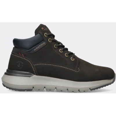 Nautica Ανδρικά Μποτάκια Καφέ Σκούρο ntm428f30 - 54 ebony