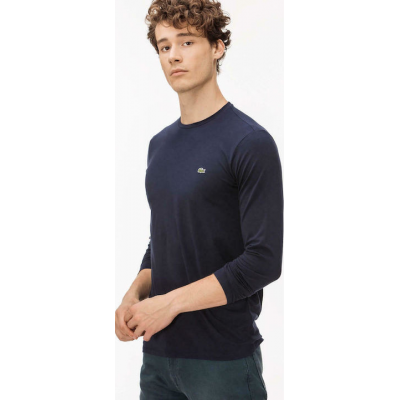 Lacoste Pima T-shirt Blue TH6712-166 Lacoste Pima T-shirt Blue TH6712-166
