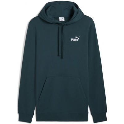 Puma Ess Small Φούτερ με Κουκούλα Πετρόλ 682575-75