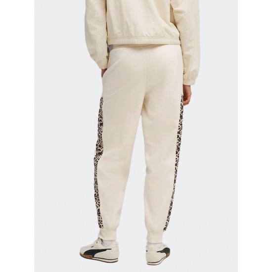 Puma Essentials Παντελόνι Φόρμας Fleece Εκρού 688086-87 Puma Essentials Παντελόνι Φόρμας Fleece Εκρού 688086-87
