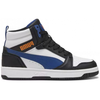 Puma Rebound V6 Mid Jr Παιδικά Sneakers High Πολύχρωμα 393831-31