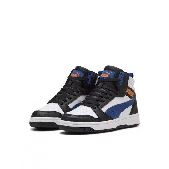 Puma Rebound V6 Mid Jr Παιδικά Sneakers High Πολύχρωμα 393831-31 Puma Rebound V6 Mid Jr Παιδικά Sneakers High Πολύχρωμα 393831-31