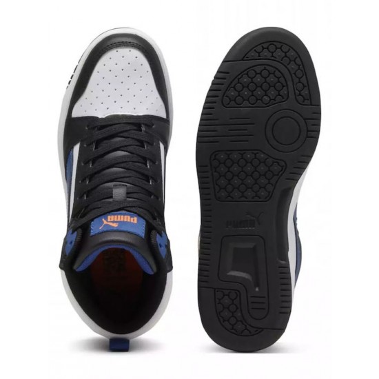 Puma Rebound V6 Mid Jr Παιδικά Sneakers High Πολύχρωμα 393831-31 Puma Rebound V6 Mid Jr Παιδικά Sneakers High Πολύχρωμα 393831-31