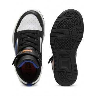 Puma Rebound V6 Παιδικά Sneakers High με Σκρατς Πολύχρωμα 393832-31 Puma Rebound V6 Παιδικά Sneakers High με Σκρατς Πολύχρωμα 393832-31