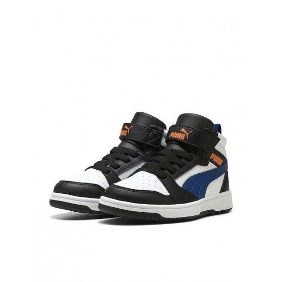 Puma Rebound V6 Παιδικά Sneakers High με Σκρατς Πολύχρωμα 393832-31 Puma Rebound V6 Παιδικά Sneakers High με Σκρατς Πολύχρωμα 393832-31