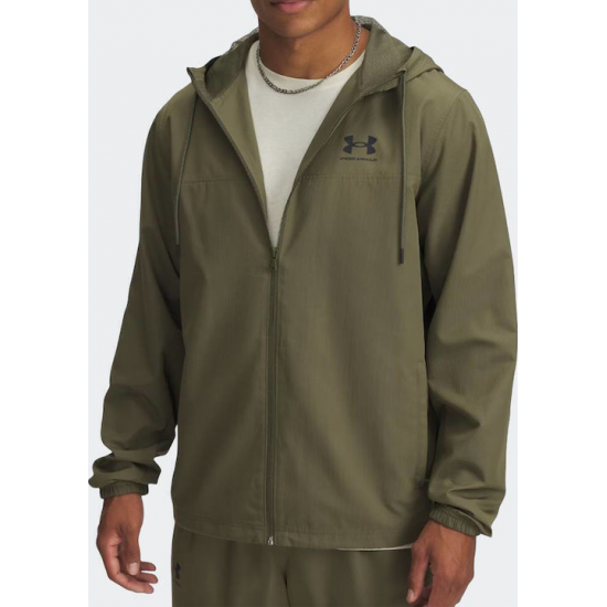 Under Armour Μπουφάν Αντιανεμικό Green 1390149-390 Under Armour Μπουφάν Αντιανεμικό Green 1390149-390