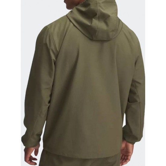 Under Armour Μπουφάν Αντιανεμικό Green 1390149-390 Under Armour Μπουφάν Αντιανεμικό Green 1390149-390