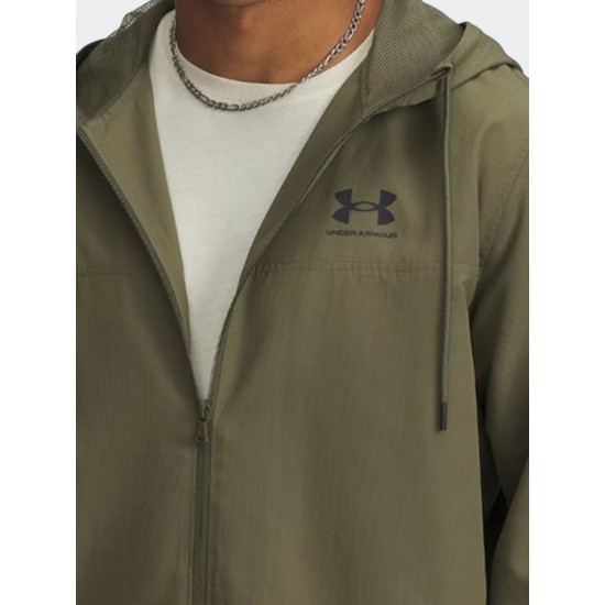 Under Armour Μπουφάν Αντιανεμικό Green 1390149-390 Under Armour Μπουφάν Αντιανεμικό Green 1390149-390