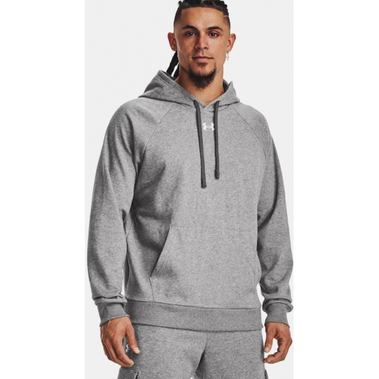 Under Armour Rival Φούτερ Fleece με Κουκούλα Grey 1379757-025 Under Armour Rival Φούτερ Fleece με Κουκούλα Grey 1379757-025