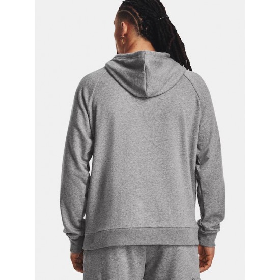 Under Armour Rival Φούτερ Fleece με Κουκούλα Grey 1379757-025 Under Armour Rival Φούτερ Fleece με Κουκούλα Grey 1379757-025