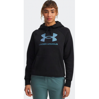 Under Armour Rival Γυναικείο Φούτερ με Κουκούλα Μαύρο 6003710-007 Under Armour Rival Γυναικείο Φούτερ με Κουκούλα Μαύρο 6003710-007