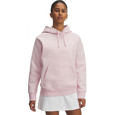 Under Armour Rival Γυναικείο Φούτερ με Κουκούλα Ρόζ 1379500-648