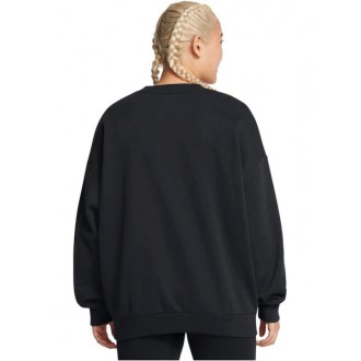 Under Armour Rival Μακρύ Γυναικείο Φούτερ Μαύρο 1386463-001 Under Armour Rival Μακρύ Γυναικείο Φούτερ Μαύρο 1386463-001