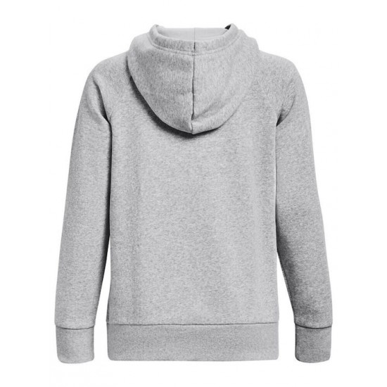 Under Armour Rival Μακρύ Γυναικείο Φούτερ με Κουκούλα Γκρι 1379500-013 Under Armour Rival Μακρύ Γυναικείο Φούτερ με Κουκούλα Γκρι 1379500-013
