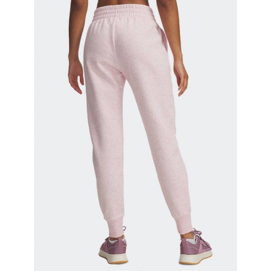 Under Armour Rival Παντελόνι Φόρμας με Λάστιχο Fleece Ροζ 1379438-649 Under Armour Rival Παντελόνι Φόρμας με Λάστιχο Fleece Ροζ 1379438-649