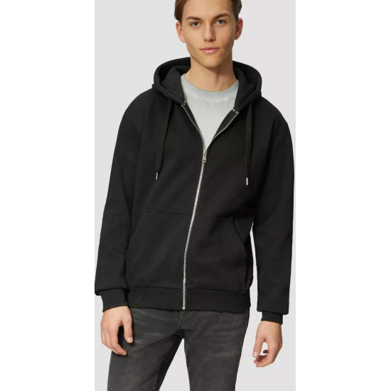 QS by S.Oliver Basic sweat jacket with hood 2141661 - 9999 QS by S.Oliver Basic sweat jacket with hood 2141661 - 9999