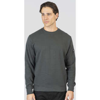 Rebase Crewneck Top Waffle 252rtop-1067 hunter green Rebase Crewneck Top Waffle 252rtop-1067 hunter green
