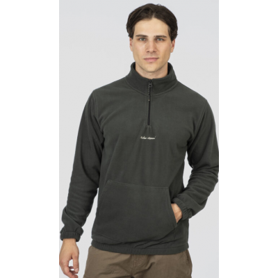 Rebase Polar Fleece Top Half Zip 252rft-7006 forest green