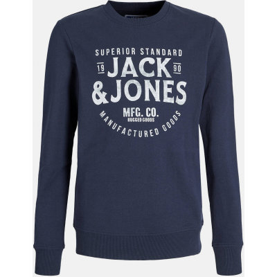 JACK&JONES JJJEANS SWEAT O-NECK JNR 12259862 - NAVY BLAZER JACK&JONES JJJEANS SWEAT O-NECK JNR 12259862 - NAVY BLAZER