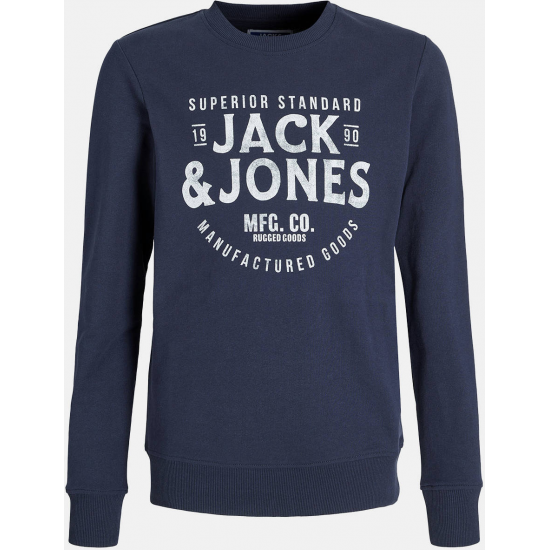 JACK&JONES JJJEANS SWEAT O-NECK JNR 12259862 - NAVY BLAZER JACK&JONES JJJEANS SWEAT O-NECK JNR 12259862 - NAVY BLAZER