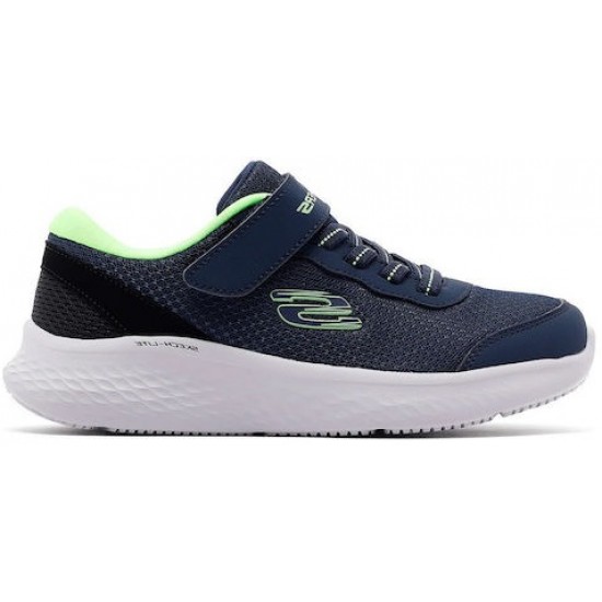Skechers Αθλητικά Παιδικά Παπούτσια Running με Σκρατς Μπλε 404015L-NVLM Skechers Αθλητικά Παιδικά Παπούτσια Running με Σκρατς Μπλε 404015L-NVLM