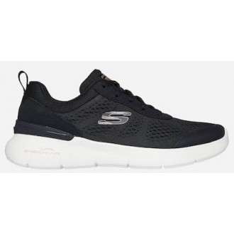 Skechers Γυναικεία Αθλητικά Παπούτσια Running Μαύρα 150370-BKRG
